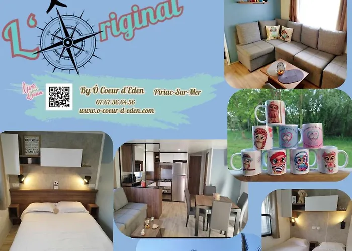 O Coeur D'eden ,2 Mobilhomes L'original Et Le Bo'aime